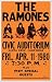The Ramones 14" X 22" Vintage Style Concert Poster