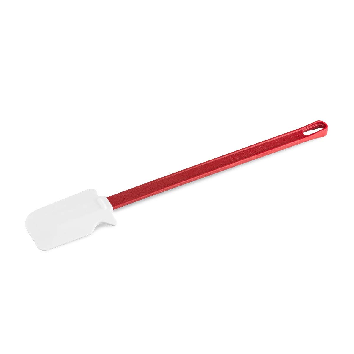 Handle Scraper (Silicone), White, red Handle (Nylon) Spatula White