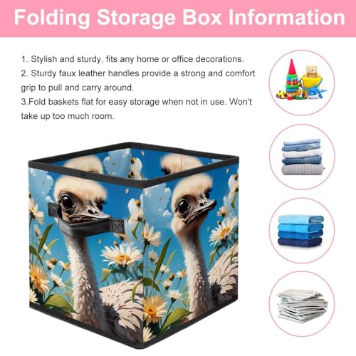 Boîte de rangement pliable fleur pour organiser et ranger la maison - 4