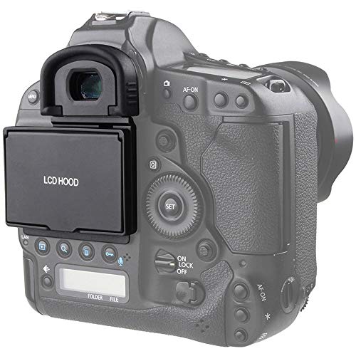 Protector de pantalla para Canon 1DX Mark I/II con parasol LCD integrado 3