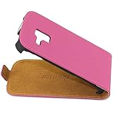 ebestStar   Coque Compatible avec Samsung Galaxy Trend S7560, S Duos S7562 Etui Housse PU Cuir Rabat Ultra Fin (Ultra Slim Case), Rose [Appareil: 121.5 x 63.1 x 10.5mm, 4.0'']