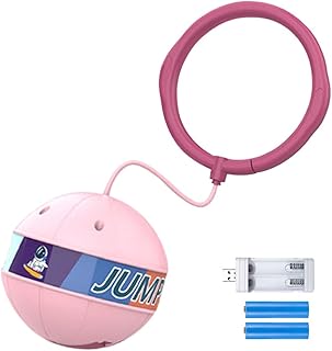 GLOCALL Glowing Bouncing Ball, Ankle Skip Ball Light-Up Bouncing Ball, Sports Swing Ball Glowing Jumping Ball, Ankle Skipping Toy with Bouncy Ball Sports Fitness Toy for Kids and Adults