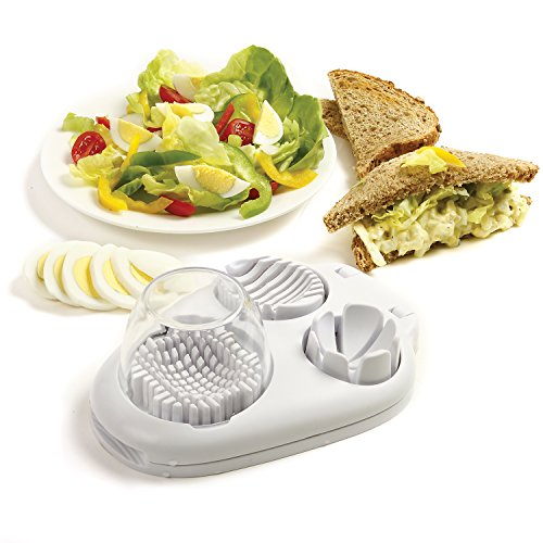 Norpro Multi Egg Slicer, 8" X 3.25" X 6", White #TOP4