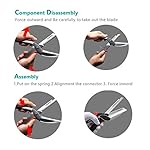 Vegetable Scissors and Food Cutter - Kitchen Shears With Cutting Board, Quick Slicer, Chopper for Meat and Vegetables - Image 5