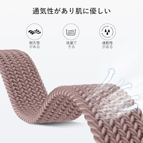 AGUPERFIT クイックリリース 伸縮性交換バンド 22mm