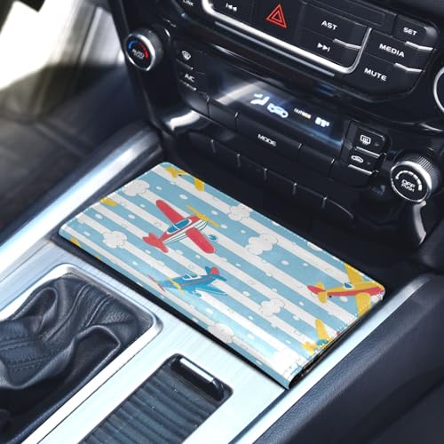 Organizador de auto de cuero miniatura 5