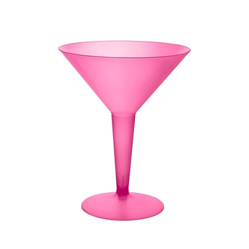 Miniatura 5 de Party Essentials N121029 Brights - Vaso de Margarita de plástico de 2 piezas, capacidad de 12 onzas, rosa neón (caja de 120)