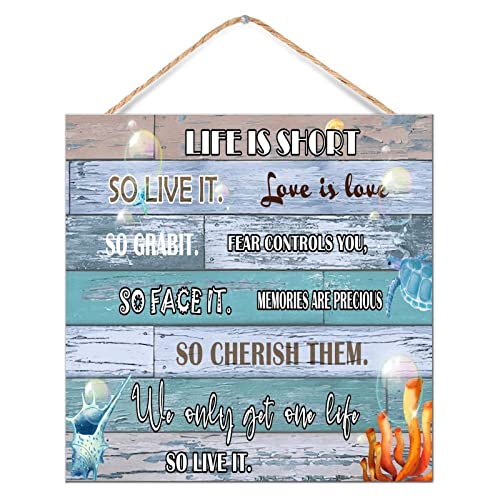 Panneau décoratif en bois souvenir de vacances et plage pour la maison