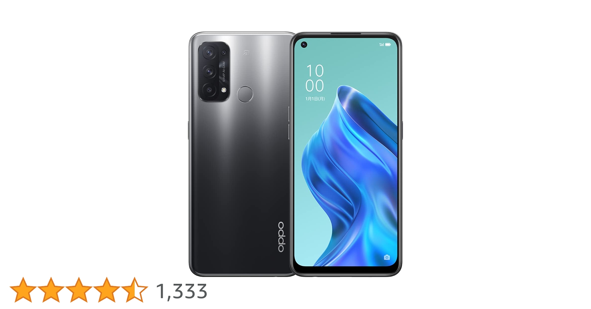 Amazon | OPPO Reno5A シルバーブラック CPH2199 docomo/au/SoftBank