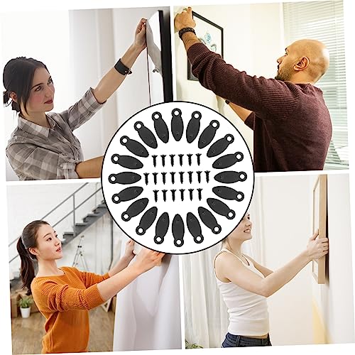 Image of TEHAUX 50Pcs Backboard Fixing Clips for Photo Frames Durable Frame DIY Fixing Accessories for Home Office and Exhibitions Essential Picture Hanging Hardware