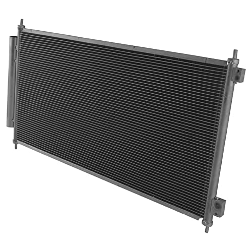 Image of TRQ A /C Condenser and Receiver Drier Assembly Compatible with 2008-12 Honda Accord 10-11 Accord Crosstour 12-15 Crosstour