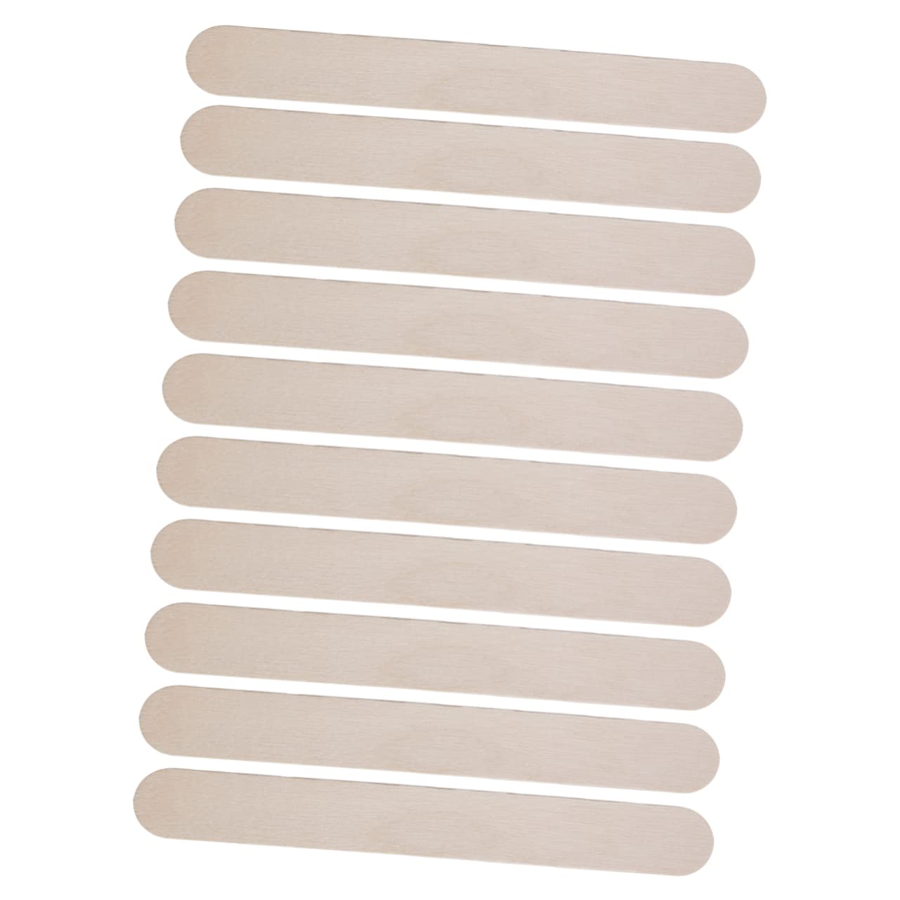 Didiseaon Hair Wax Sticks Set 10pcs Wooden Spatulas Non-slip Design for Smooth Waxing
