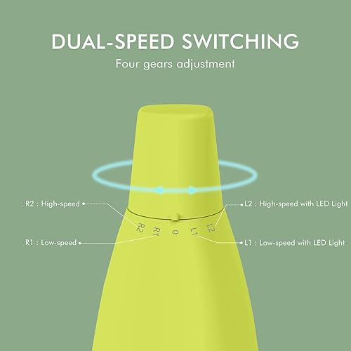 Miniatura 5 de ANGELBLISS - Cortador de uñas eléctrico para bebés, con cubierta de molienda y luz LED, kit de lima de uñas para recién nacidos, niños pequeños o