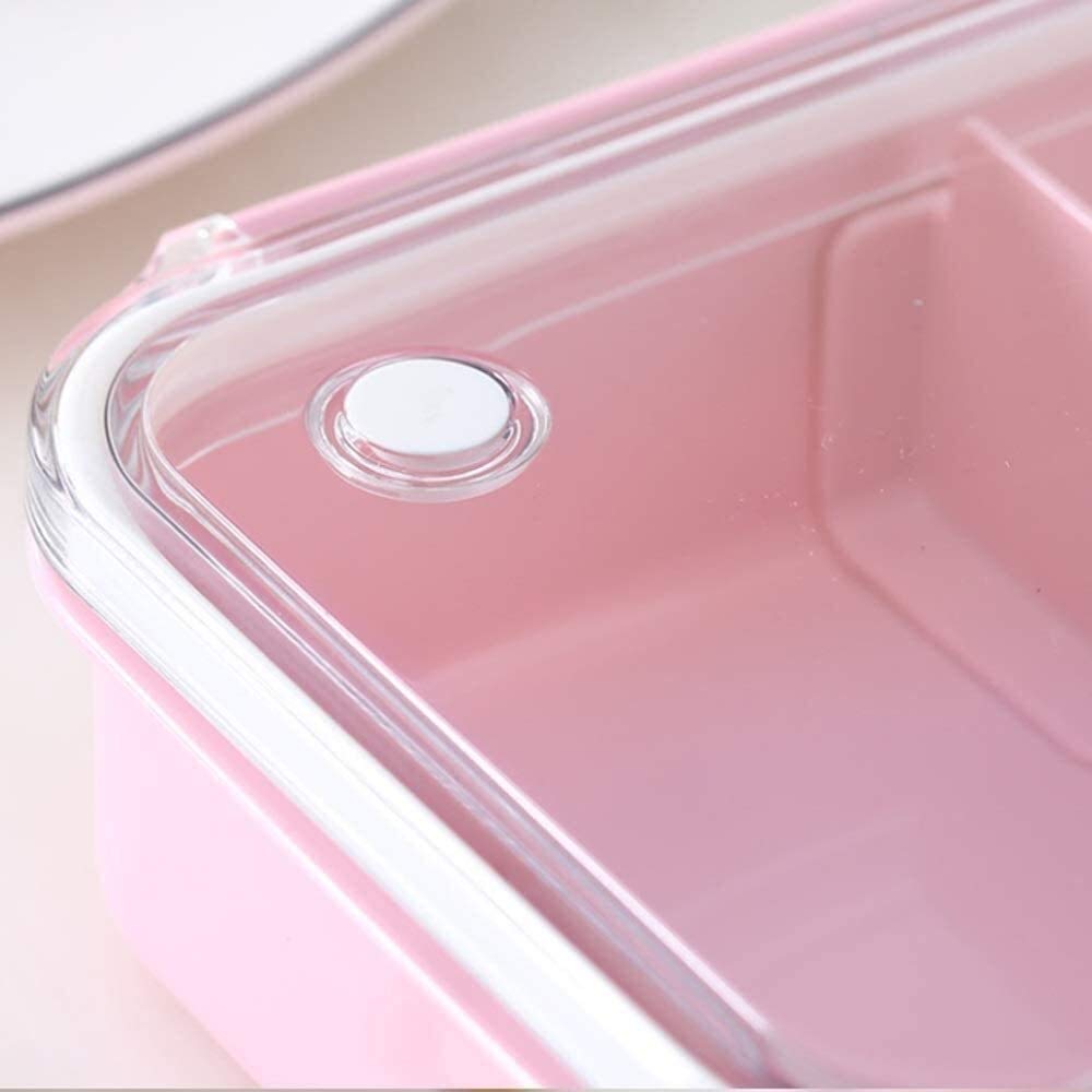 Pudełko na lunch Bento Boxy Lunchowe Kanapki, 630 ml Przenośna Przegroda, Odpowiednie do Szkoły/Biura