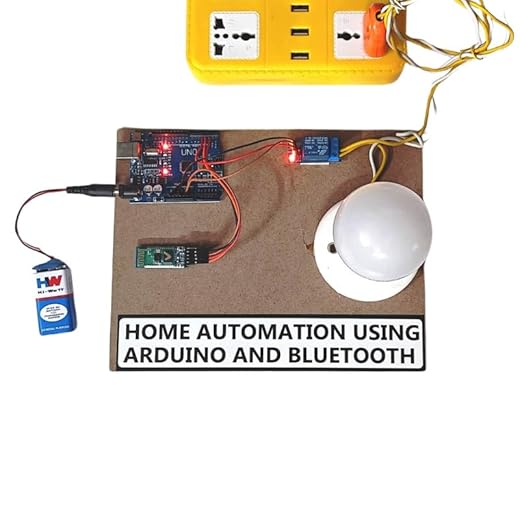 ERH India Preprogrammed Voice Control Smart Home Automation System Electronic Science Project Working Model Kit for Engineering Students
