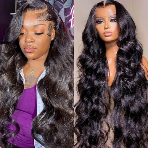 13x6 Body Lace Front Wigs Human Hair 200% Density HD