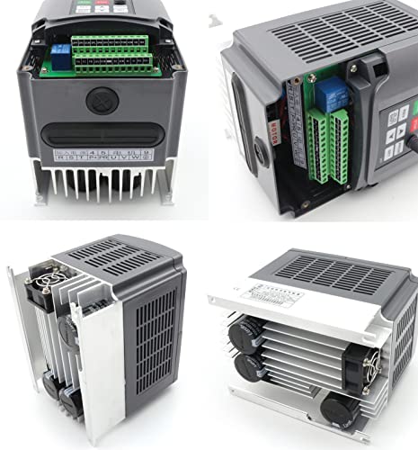 Rattmmotor Variable Frequency Drive 220V 3Kw 4Hp Vfd Inverter Frequency Converter 400Hz 13A Single Phase Input, 3 Phase Output Cable For Cnc Water-Cooled Air-Cooled Spindle Motor Speed Control #TOP5