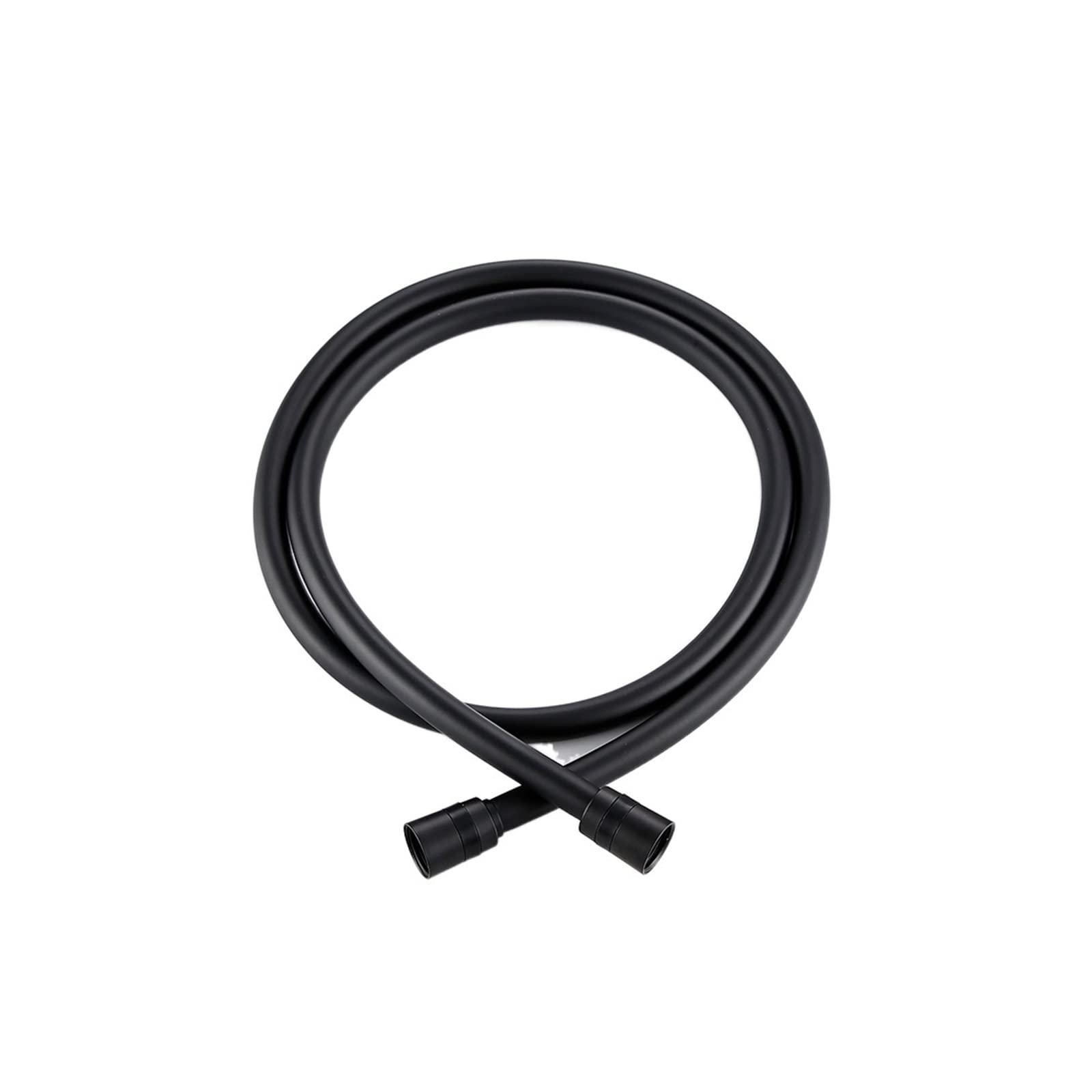 Resistir Extremos de Alta presión y Temperatura Manguera de Ducha de 1,5 m Black Matte Flexible CLORURO DE POLIVINILO Manguera de Accesorios for tuberías de baño de baño de Ducha