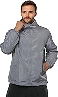 congluoki Men's Lightweight Hooded Windbreaker Jacket - Breathable Zip-Up for Hiking, Cycling, Running & Outdoor Sports