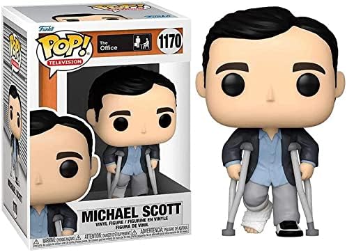 Funko POP TV: The Office - Michael Standing with Crutches,Multicolor,57396