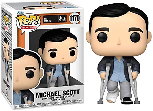 En Oferta Funko Pop Tv: The Office - Michael Standing With Crutches,Multicolor,57396