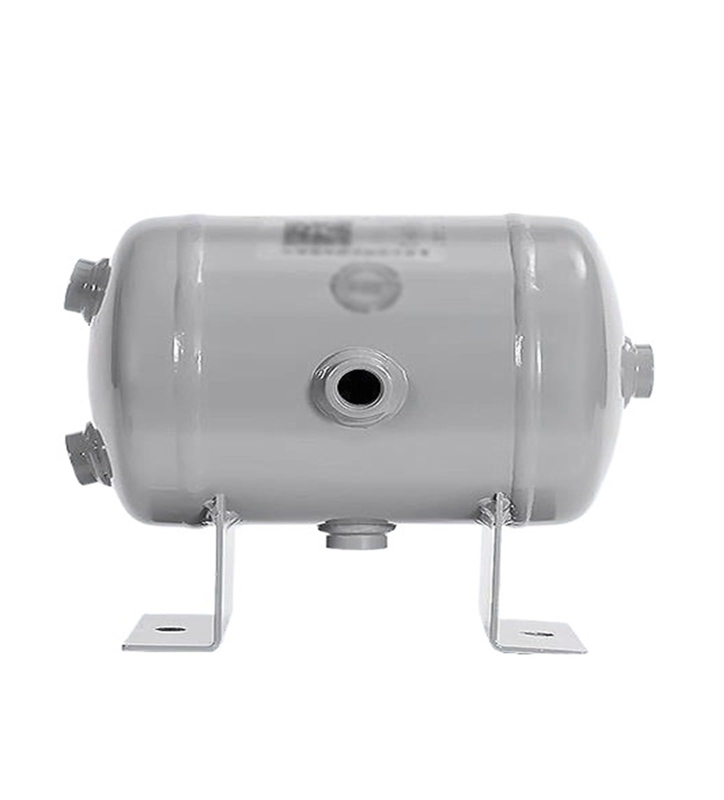 Genérico Tanque de Aire multipuerto pequeño, Tanque de Almacenamiento de Aire de Alta presión, contenedor de Gas Horizontal de 3 l con Accesorios