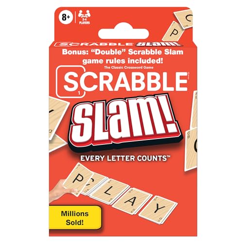 Image of Winning Moves Scrabble Slam, Fast Paced Card Game Version of Scrabble