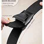 BULLIANT Men Belt 2 Pack,Nylon Web Holster Belt Stretch for Gift Men Outdoor Work Sports Hunting Hiking,Quick Release - Image 4