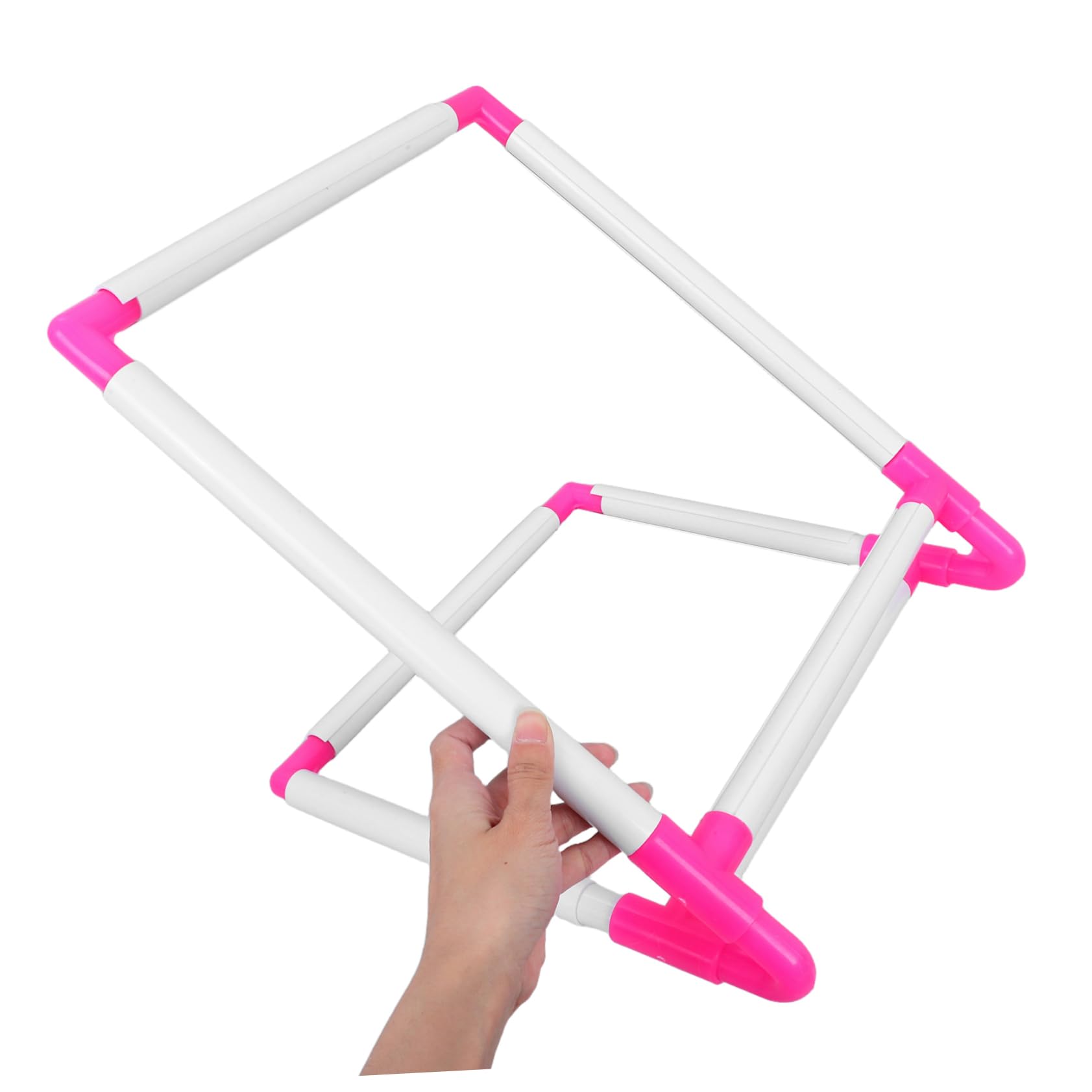 SHINEOFI 1 Pc soporte cuadrado herramientas tapiz estendal vertical estante de bordado estante de punto de cruz Mano Accesorios marco de punto de cruz bastidor de bordado