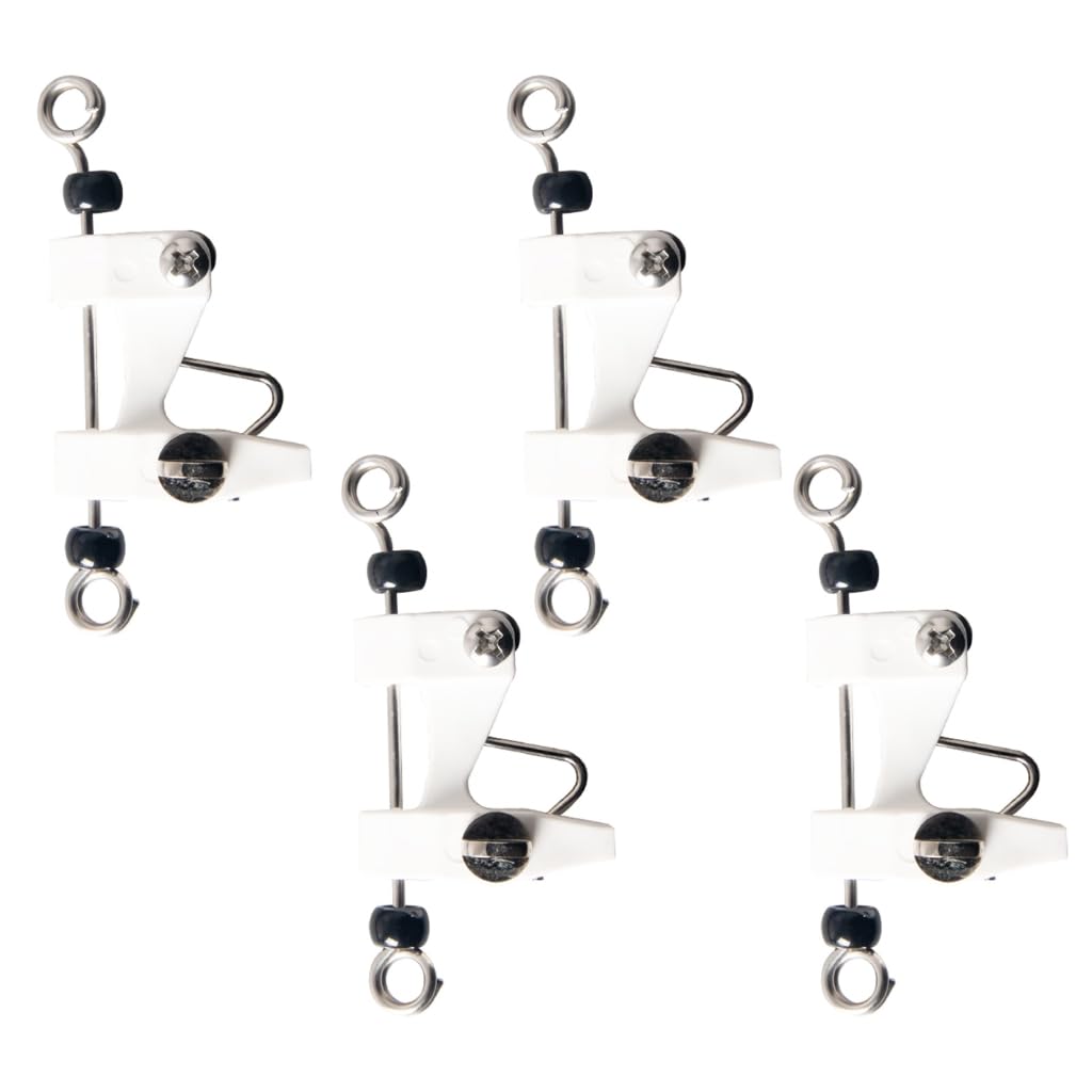 NLAIOUSL 4Pcs Downrigger Release Clip Adjustable Tension for Outriggers Downriggers Adjustable Heavy Tension Release Clip