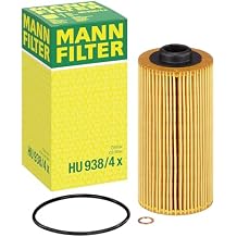 Mann Filter HU 938/4 x Cartridge Oil Filter Replacement with Oil Drain Plug Gasket Compatible With BMW 740i, 750e xDrive