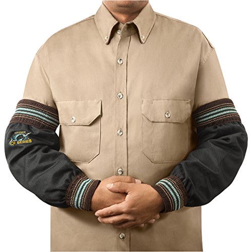 Steiner 1364-18WW CF-Series Sleeves, Black Woven Carbonized Fiber Wide Elastic, 18-Inch