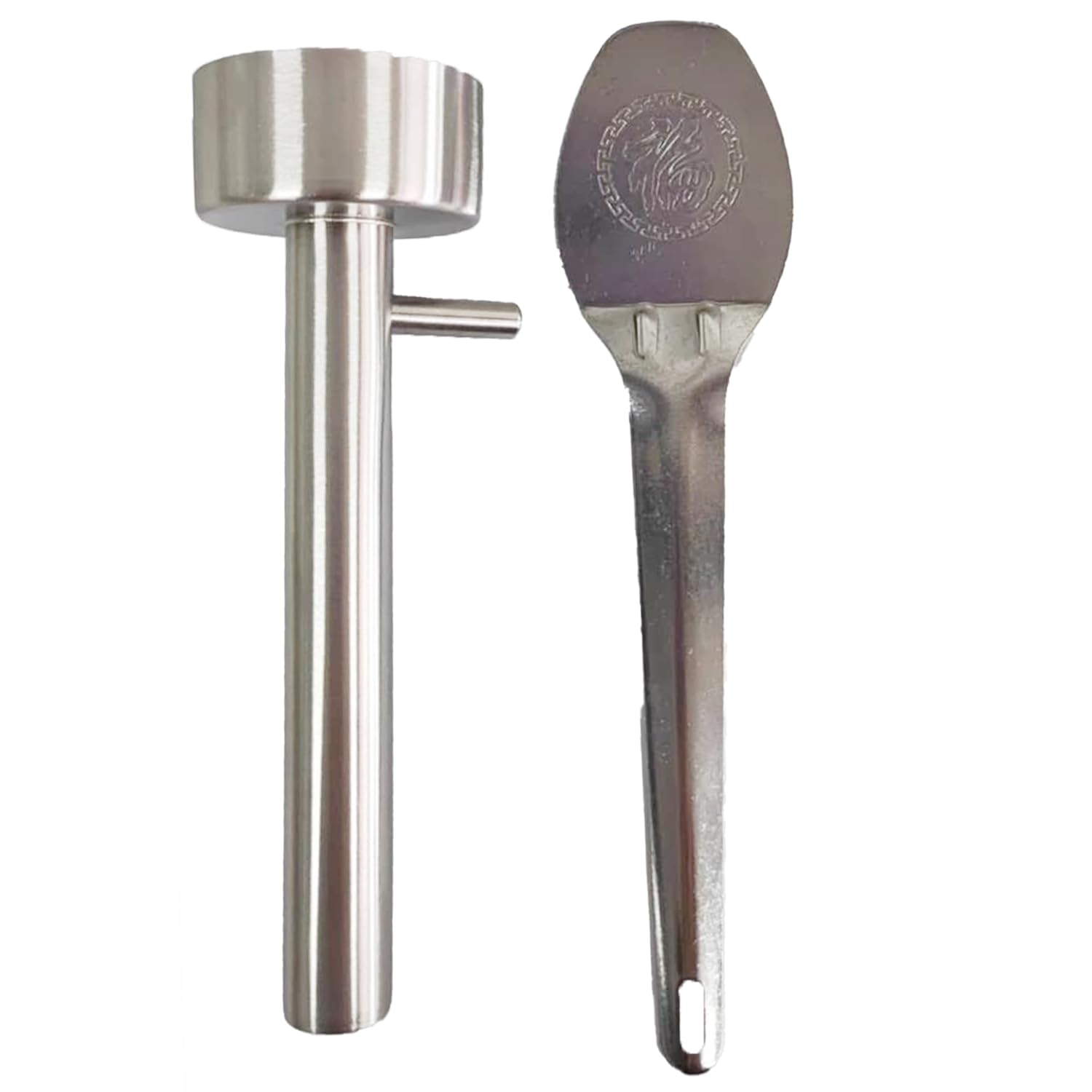 Falafel scoop with spatula-Stainless Steel Good Quality Falafel scoop maker| Falafel scoop meat Baller mold-Steel Falafel scoop food Maker Tool Safe| Falafel Scoop makes shaping perfect falafels