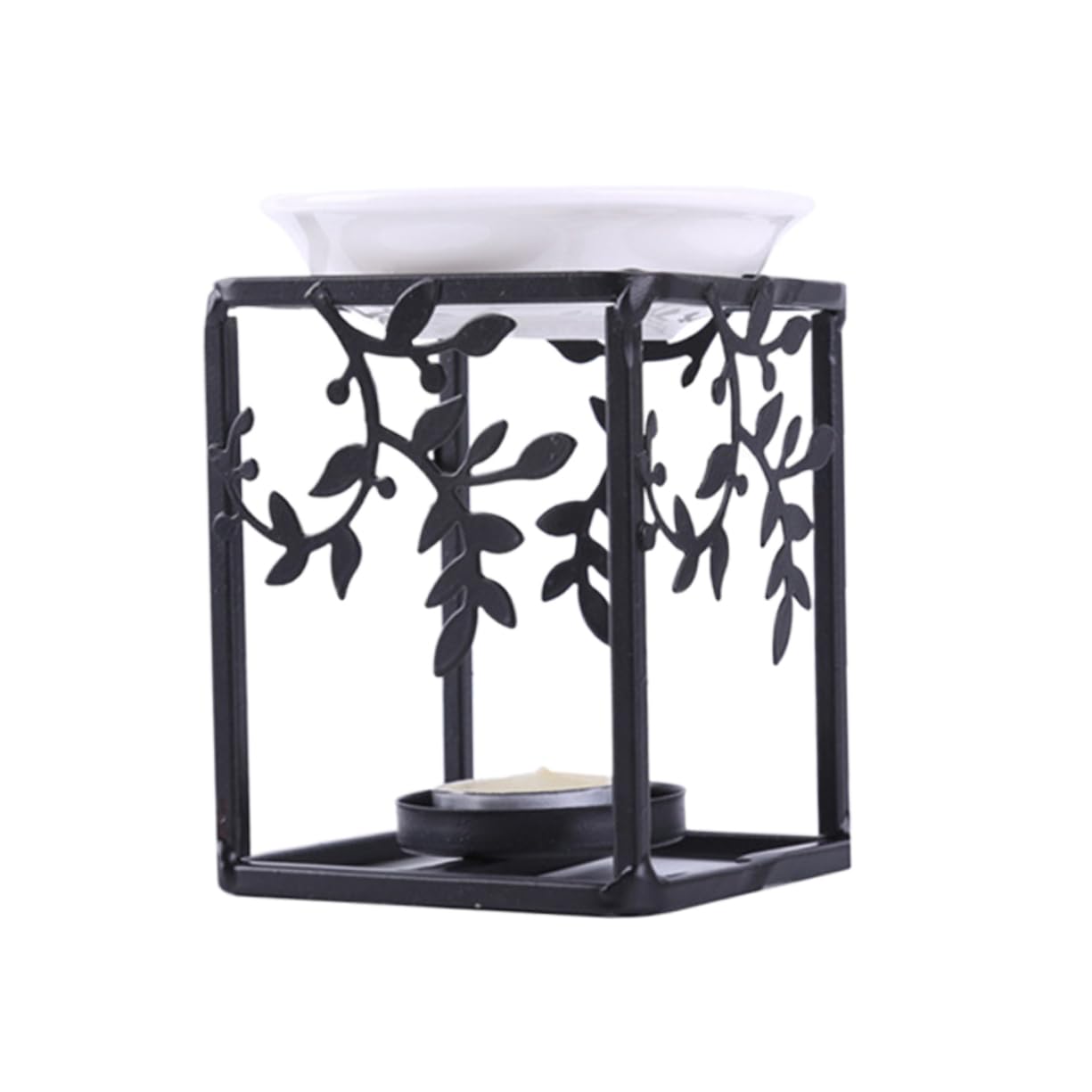 Brûleur d'huiles essentielles pour balcon et jardin, diffuseur en fer et céramique