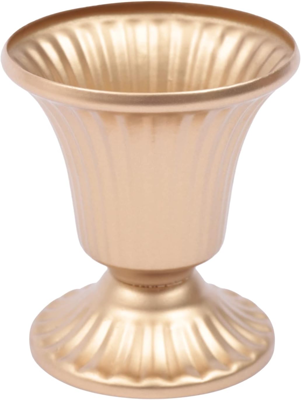 10 Pcs Mini Sized Metal Wedding Centerpieces Vase for Wedding Party Decor,Trumpet Vase Flower Holder Metal Compote Vases for Anniversary Ceremony Birthday,Event,Home Decor