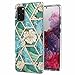 Nadoli per Samsung Galaxy S20 Silicone Custodia,Marmo Fiore Modello Elegante Morbido TPU Silicone Flessibile Antiurto Durevole Protettivo Cases Cover