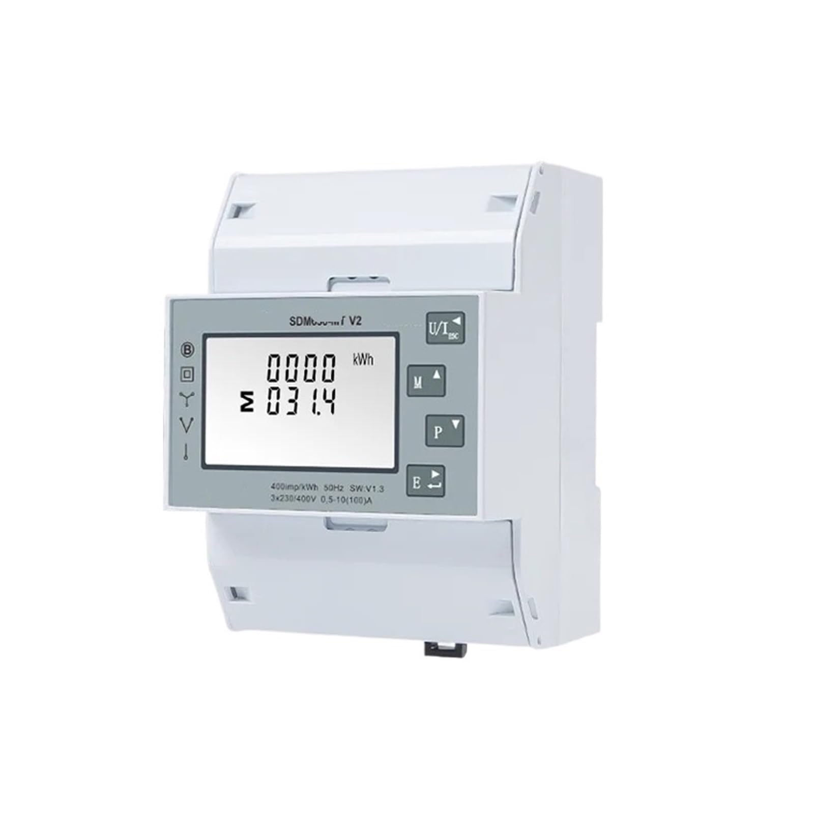 SDM630-MT Contatore di energia su Guida DIN trifase Multifunzione Multi-tariffe RS485 RTU e Uscita a impulsi