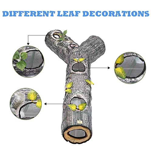 Felrelwel Cat Tunnels For Indoor Cats, Cat Tunnel Bed Toy, Cat Stuff Accessories For Large Cats Kitten And Other Small Animals To Chase And Play, Foldable & Easy To Store, Cat Tube Toys L 59" #TOP2