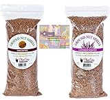 Ground Walnut Shells for Pincushions-11 oz Unscented and 11 oz Lavender Scented-2 Bags Total Plus 2...