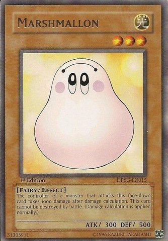 Yu-Gi-Oh! - Marshmallon (DPYG-EN015) - Duelist Pack Yugi Moto - Unlimited Edition - Rare