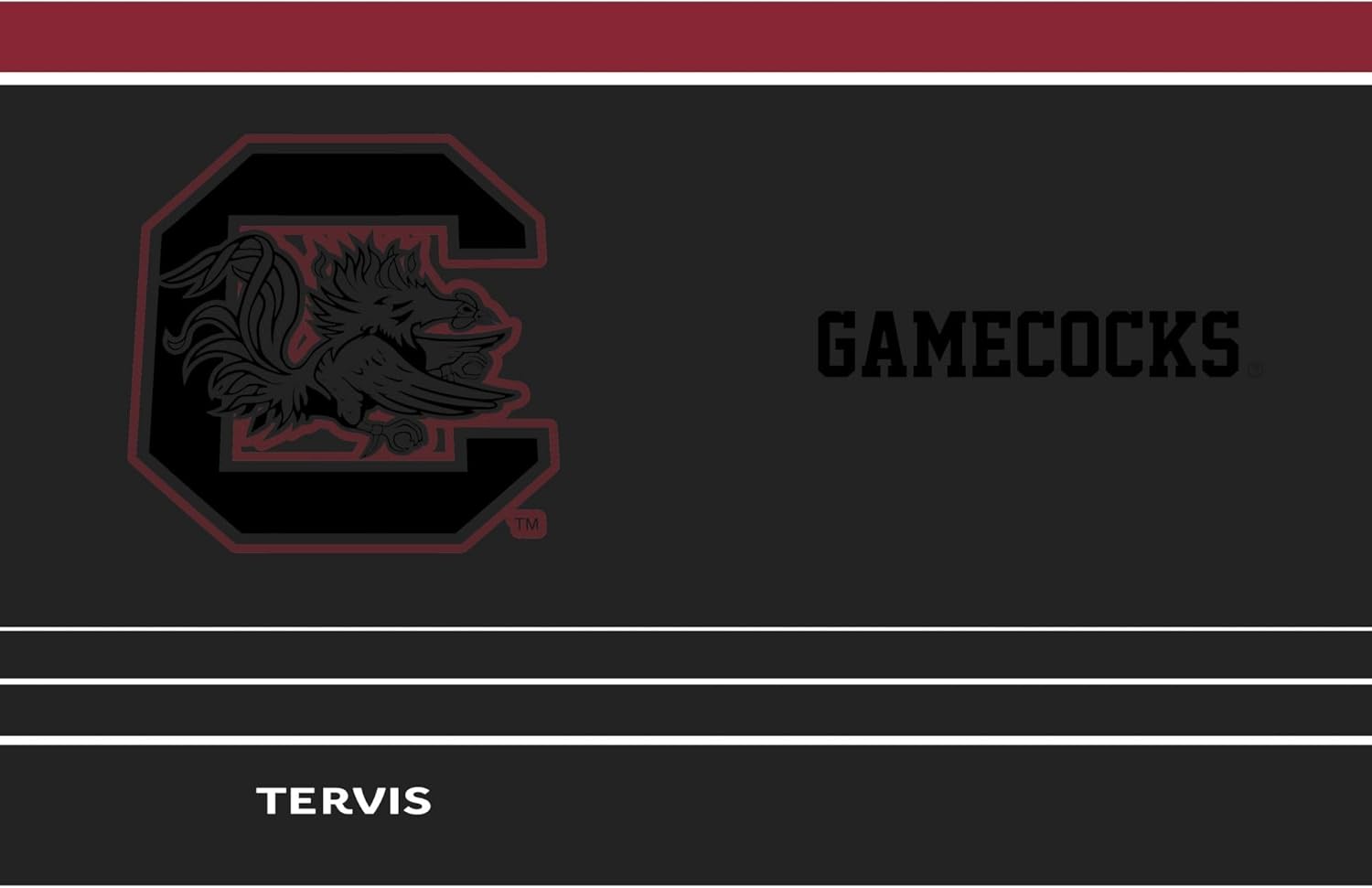 Tervis Traveler South Carolina Gamecocks - Night Game Triple Insulated Tumbler Travel Cup Keeps Drinks Cold & Hot, 30oz, Stainless Steel - Image 2