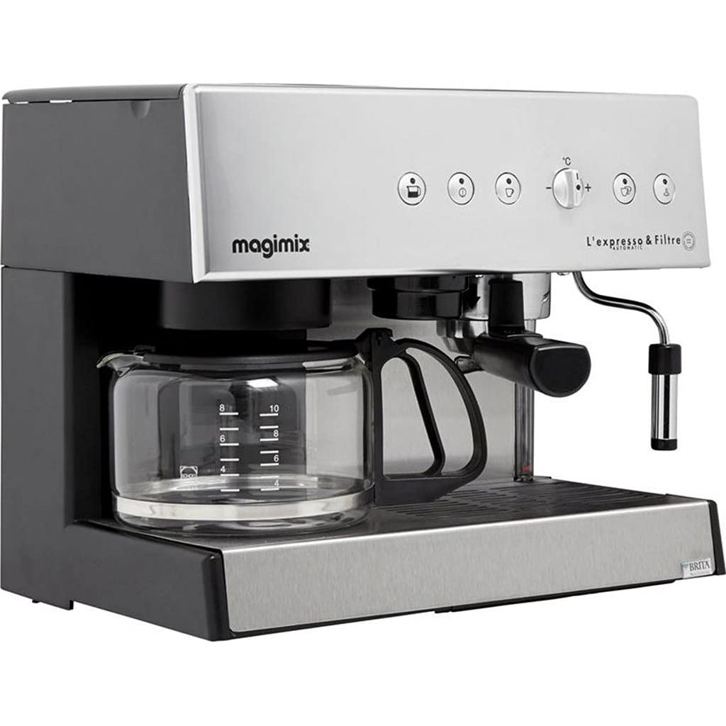 MAGIMIX Combiné Expresso 11423 Chrome Mat