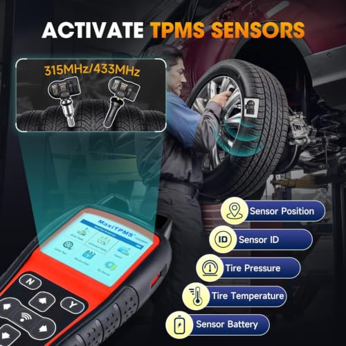 Image of Autel MaxiTPMS TS508WF TPMS Relearn Tool, Activate /Diagnosis All Sensors