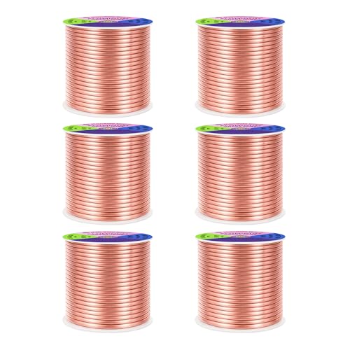 Image of Mandala Crafts 13 Gauge Rose Gold Tone Combo Anodized Aluminum Craft Wire | 300 FT, Colored, Flexible, Bendable for Bonsai Armature Sculpting Wire Wrapping Jewelry Making, Weather & Tarnish Resistant