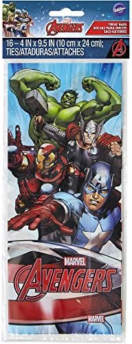Wilton 16 Count Marvel Avengers Treat Bags, Multicolor