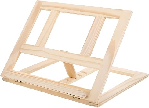 ibasenice Puzzle Box Lid Holder Stand Foldable Jigsaw Puzzle Display Easel with Adjustable Viewing Angle Building Accessories for Case Storage Reading Rack Tablet Holder