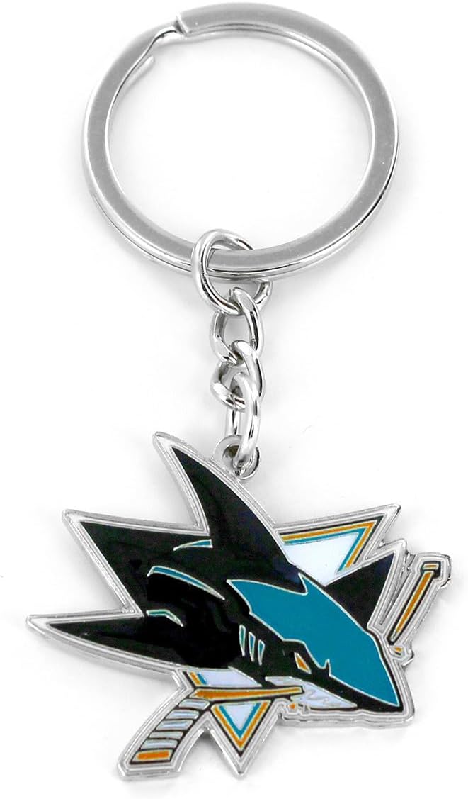 aminco NHL unisex-adult Team Logo Keychain