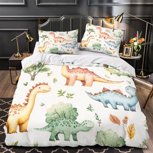Parure de lit dinosaure en microfibre résistante et grand confort - 2