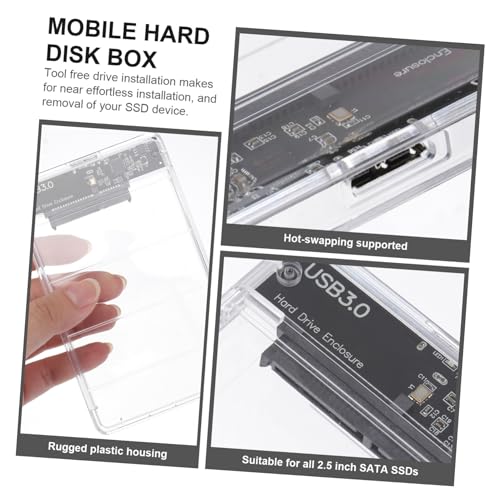Caja externa SSD USB 3.0 2.5 pulgadas 2TB miniatura 5