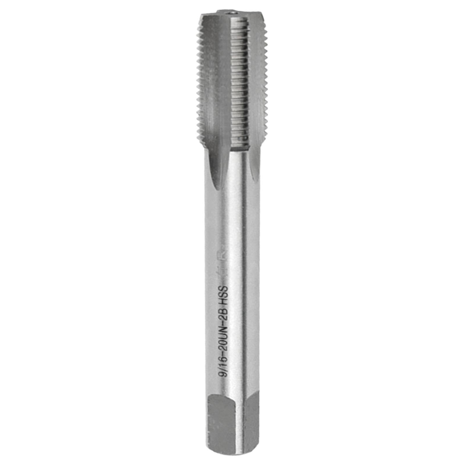 Kit d'outils de taraudage pour vélo 9/16"-20 - Outil de réparation de filetage de pédale de vélo | Réparation de filetage de vélo, tige de taraudage pour manivelle de vélo, taraud de machine et